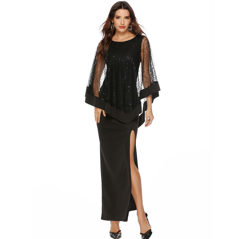 Sequin-Paneled 